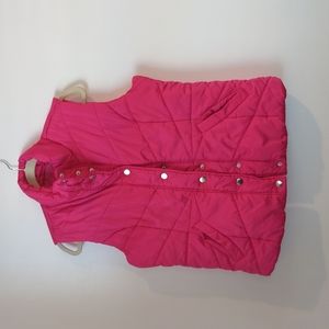 Pink Athletech Sleeveless Puffer Jacket Size M